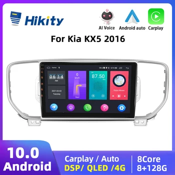 Hikity Android 2din autorádia Stereo Pre Kia KX5 2016 Multimediálny Prehrávač Videa Carplay 2 din Autoradio s GPS Navigácie
