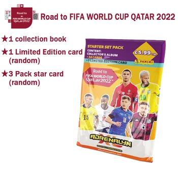 Panini 2022 Kataru Svetový Pohár Hviezda Futbalista Krabica Soccer Star Zber Limited Kolekcia Edition Zbierať Karty Knihy