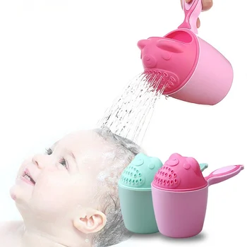 Roztomilý Kreslený Baby Kúpeľ Čiapky Toddle Šampón Pohár Detí, Kúpanie Bailer Baby Sprcha Lyžice Dieťa Umývanie Vlasov Pohár Deti Vaňa Nástroj