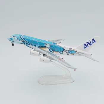 1/500 16 CM ANA Morská Korytnačka Maľovanie Airbus A380 Lietadlo modely Lietadiel Model Diecast Kovové Lietadiel Model All Nippon Airways