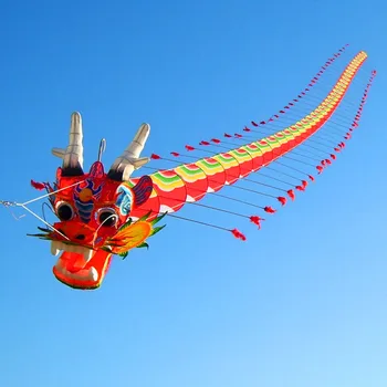 doprava zadarmo Chinses draka draka dizajn, dekorácie kite flying tradičné kite factory weifang papier kite cievky spustenie ballon