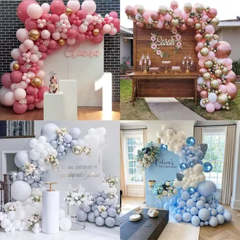 Balón Garland Arch Auta Retro Svadobné, Narodeninové Balóny, Dekorácie, Party Balóny Pre Dieťa Sprcha Dekor DIY Príslušenstvo
