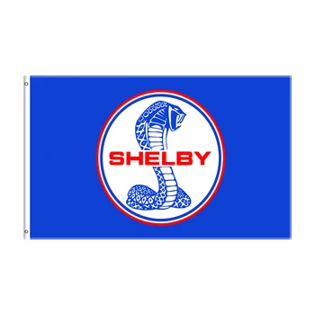 3x5 Ft Shelby Vlajka Polyester Vytlačené Racing Car Banner Pre Decor