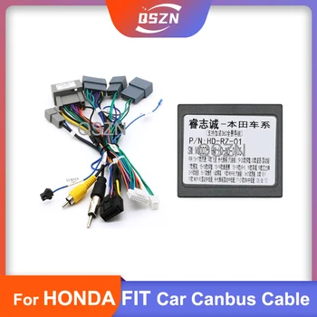 Android Canbus box HD-RZ-01 Adaptér pre Honda Fit 2014 Wirng Postroj Kábel autorádia Multimediálne DVD Navigatie