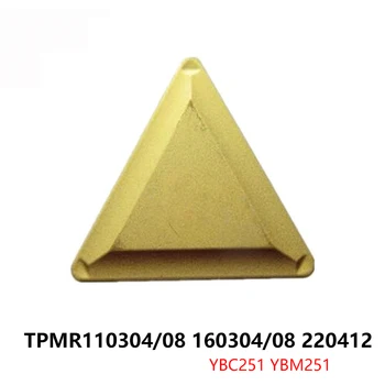 100% Originálne TPMR TPMR110304 TPMR110308 TPMR160304 TPMR160308 TPMR220412 YBC251 YBM251 Frézovanie, Sústruhu Frézy Nástroje na Sústruženie