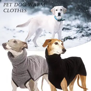 V zime Teplý Pes Kabát Vysoký Golier Pet Oblečenia Pre Veľkého Psa Jumpsuit Mäkké Veľkých Psov, Oblečenie, Elastické Psa Svetre S-5xl M7w2
