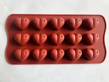 Sanwish 15-Dutiny Láska Tvar Raindrop Model Silikónové Formy na Výrobu Ručne vyrábané Mydlo, Čokoláda, Mydlo Sviečky a Jelly Obočie