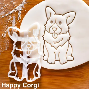 Cookie Frézy a Embossers Formy 3D Plastové Zvierat Tvar Cookie Formy Pečiatka Veľkonočné Pečivo speculoos Kuchyňa Pečenie Nástroje