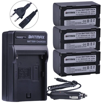 Batmax 3Pc 5600mAh BDC70 Batérie+Sieťovej Nabíjačky pre sokkia CX FX spolu stanica topcon ES OS totálna stanica