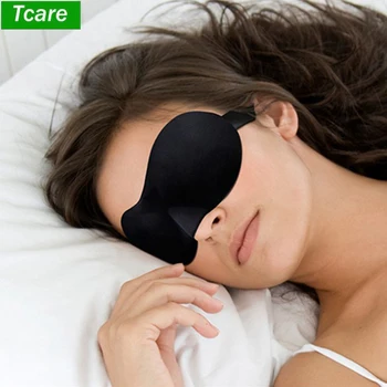 Tcare 3D Očná Maska na Spanie Štylistickými Pohár zaviazanými očami Konkávne Tvarovaná Nočný Spánok Masky Blokovať Svetlo Eyepatch pre Nové Unisex