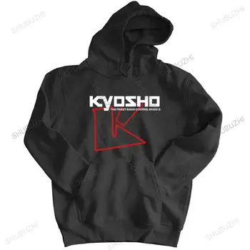 Nové Kyosho Japonsko RC Racing hoodie Grafickým kapucňou kabát Čiernej Farby, bavlnené mikiny muži jeseň fashion tlač hoody euro veľkosť