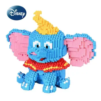 Disney Nové Mini Stavebné Bloky Cartoon Stavebné Bloky DIY Diamond Bábika Dumbo Stavebné Bloky, detské Hračky Darček k Narodeninám