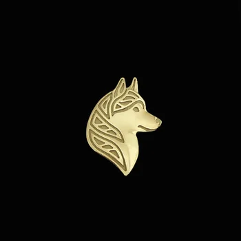 Ručne vyrábané osobné roztomilý Sibírsky Husky Profil psa brooche módne šperky darček