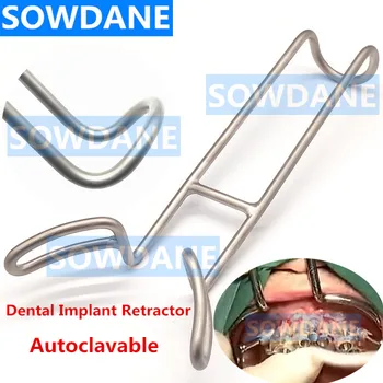 1 ks Zubný Implantát Úst Kolík Retractor Zubné Otvárač Zub Retractor Zubár Chirurgické Nástroje Nástroj Autoclavable 7,5 cm Šírka