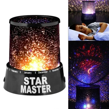 LED Nočné Osvetlenie, Hviezdne Nebo Farebné Romantický Úžasné Sky Projektor Lampa Master Cosmos Atmosféru Svetla Pre Deti Spálne
